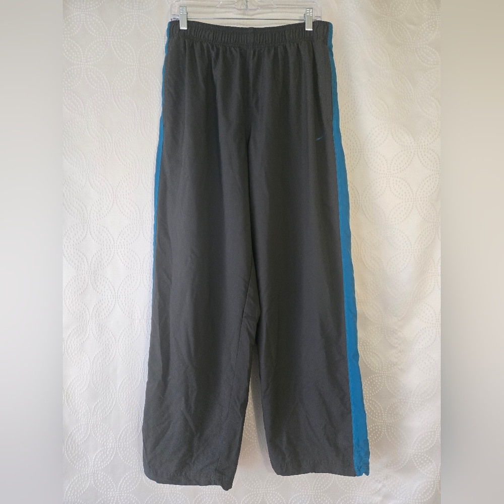 Nike Dri-FIT Black Shorts with Blue Accents